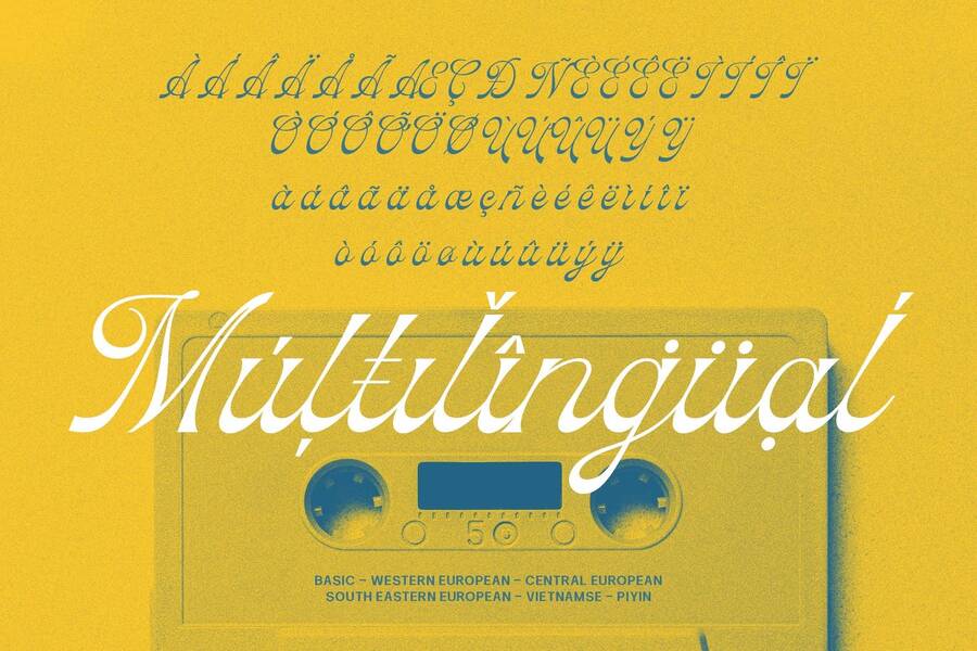 70年代风格音符字体素材-5.jpg
